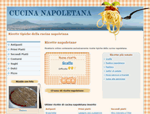 Tablet Screenshot of cucinanapoletana.com